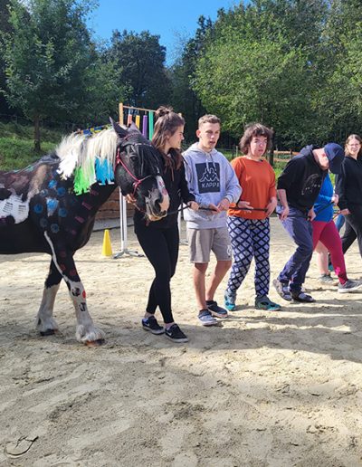 Beschreibung einer Trainingsszene