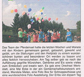 Die Pferdeinsel feiert Jubiläum